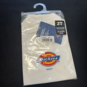Dickies KS234WH Toddler Polo 2T White Short Sleeve Uniform School - Picture 1 of 4