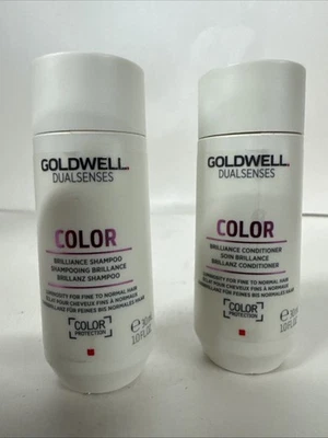 Champú y acondicionador Goldwell Dualsenses Color Brilliance-1,0 oz tamaño de viaje dúo Foto 1 de 3