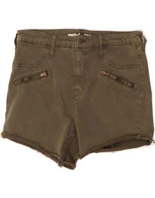 Женские шорты-карго со средней посадкой MOSSIMO США 12 больших размеров W31 хаки хлопок BH06 - Изображение 1 из 3