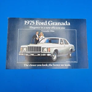 Oldtimer 1975 Ford Granada und Granada Ghia Original Verkaufsprospekt - Bild 1 von 6
