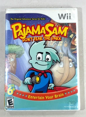 Pajama Sam: Don't Fear the Dark (Nintendo Wii, 2008) CIB - Image 1 of 4