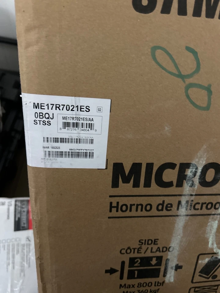 Samsung 29,9 pulgadas 1,7 pies cúbicos Microondas (ME17R7021ES) ENVÍO RÁPIDO Foto 1 de 1