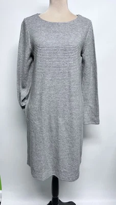 J Jill свитер платье ребристый трикотажа средний эластичной Midi Lagenlook карьера носить уютный - Изображение 1 из 4