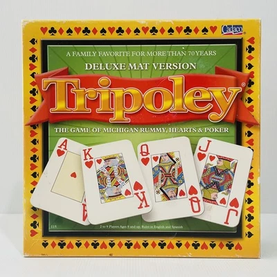 Tripoley Game Deluxe Mat Version COMPLETE Contents As New Unused Cadaco 2003 - image 1 of 4