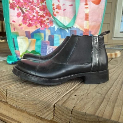 MIU MIU PRADA Vintage Mens Shoes Black Leather Boots Size UK 5 Fits Like Men's 7 - Image 1 of 4