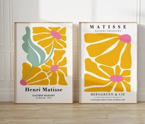 Stampe murali botaniche gialle stampa mercato dei fiori soggiorno poster decorazione - Foto 1 di 7