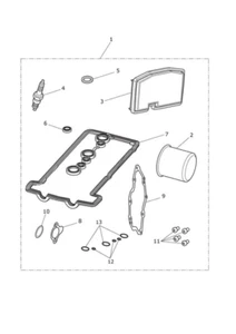 Kit de servicio triple Triumph Street - T3990021 - Imagen 1 de 1