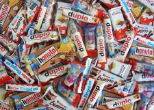 2kg Ferrero Kinder, Duplo, Bueno, Hanuta Riegel Mix - 78 Riegel - MHD 10.09.2019