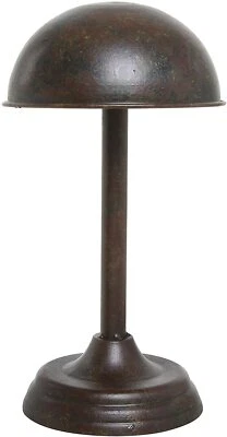 Antique Style Dome Shaped Brown Metal Tabletop Hat Rack/Wig Storage Holder Stand - Image 1 of 4