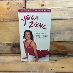 Yoga Zone Introduction To Power Yoga For Beginners VHS VCR Video Tape Used - Picture 1 of 4