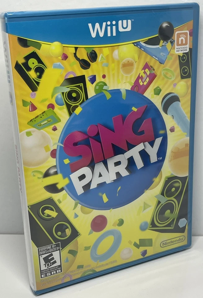 NEW! Sing Party (Nintendo Wii U, 2012, Ntsc) Canadian NEW! - Image 1 of 4