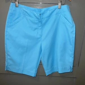 Callaway golf shorts Womens 8 Opti Dry Technology Blue Pockets Spring Tournament - Picture 1 of 3