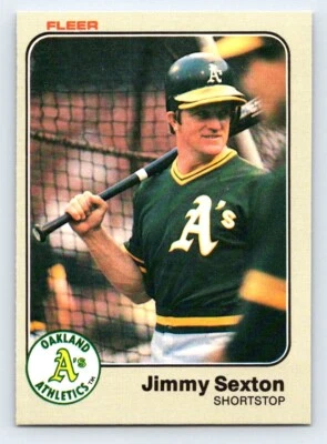 1983 Fleer - #533 Jimmy Sexton - *Near Mint* - Image 1 of 2
