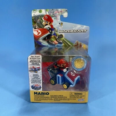 Super Mario Bros. Mario Coin Racers World of Nintendo Mario Kart Jakks Pacific Foto 1 de 2