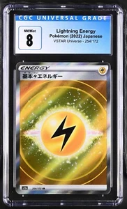 CGC Graded 8 Lightning Energy 254/172 VSTAR Universe SR Holo Pokemon Card - Picture 1 of 2