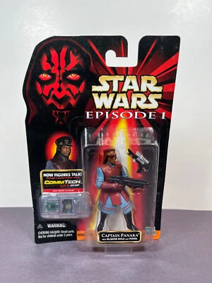 星球大战第一集 帕纳卡上尉 Blaster CommTech 芯片人偶 1998 孩之宝 — 第 1/4 张图片