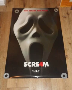 SCREAM 4 - ORIGINAL DS ROLLED ADVANCE POSTER - 2011 - EMMA ROBERTS & OTHERS - Picture 1 of 8