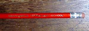 Mannington Elementary School vintage pencil. Mannington, West Virginia - Picture 1 of 5