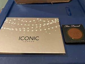 Iconic London Face Palette Blaze Chaser +Too Faced Chocolate Soleil Matte Bronze - Picture 1 of 2