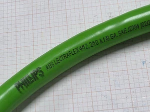 Phillips 8/1C+10/2C+12/4C Lectraflex Heavy Duty ABS Cable SAE J2394 Green /5ft - Picture 1 of 8
