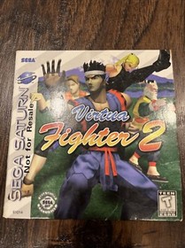 Virtua Fighter 2 (Sega Saturn, 1996) Not For Resale Edition Cardboard With Disc