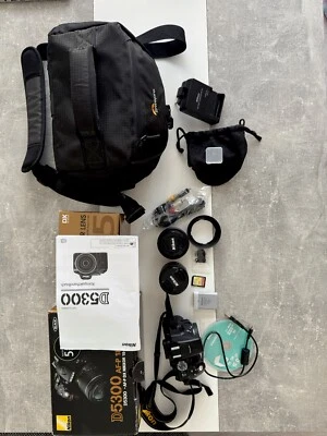 nikon d5300 AF-P 18-55 VR Kit. AF-S 35mm 1:1.8G - Bild 1 von 4