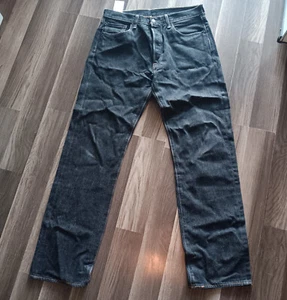Levis 501 button fly mens, SZ 32X32 no patch black color jeans. - Picture 1 of 11