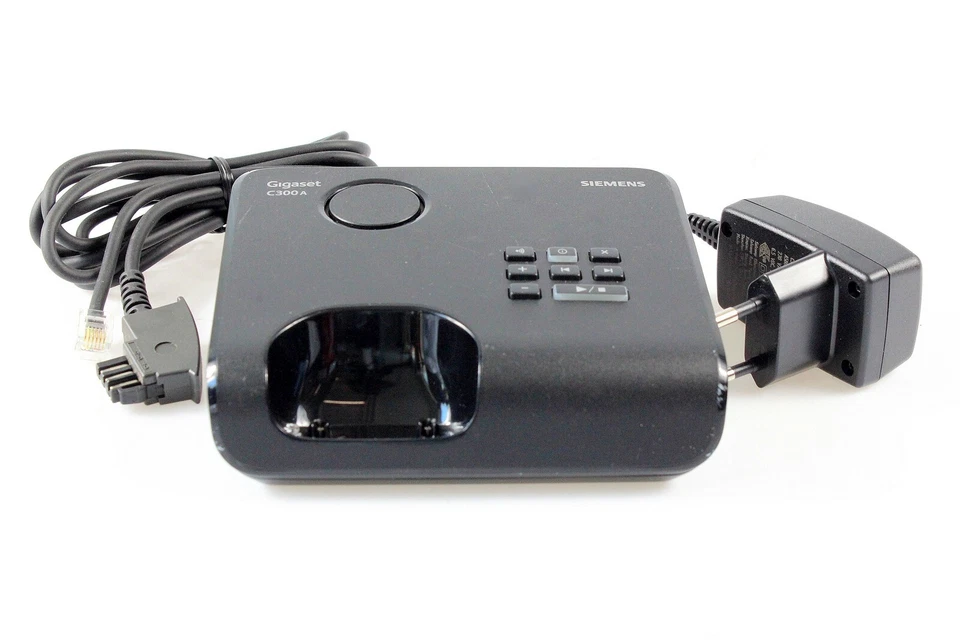 Siemens Gigaset C300A Basisstation mit AB schwarz ( ähnlich wie A630A ) - Bild 1 von 1