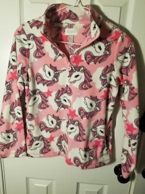 My Little Pony Girls Fleece Pullover Shirt Size 10/12 Quarter Zip Sku - Image 1 of 4