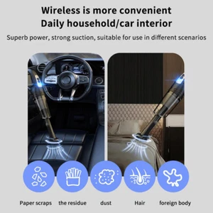 Car Vacuum Cleaner Powerful Suction High Powerful Cleaner For Car Home Pet H_qe - Afbeelding 1 van 12