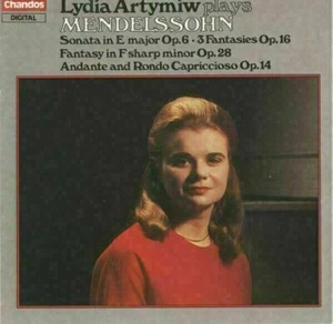 Lydia Artymiw plays Mendelssohn - Sonata In E Major Op.6 - CHAN8326 CD - Ex Cond - Picture 1 of 1