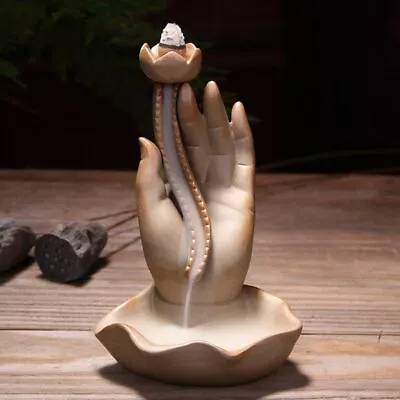 Tower Censer Holder Home Decoration Buddha's Hand Back-flow Incense Cones Burner - Image 1 of 4