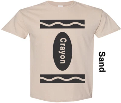 Crayón Niños Jóvenes Disfraz de Halloween Niños Niñas Camiseta Camiseta Foto 1 de 4