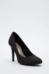 BNIB Womens court contrast black heels - Picture 1 of 3