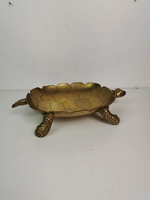 Vide Poche, Corbeille À Fruits, Tortue, Laiton,  Signé For Lancel, Zoomorphe,  - Photo 1/4