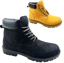 MENS WALKING HIKING WINTER COMBAT WARM CASUAL COMFORT WORK ANKLE BOOTS SIZE UK
