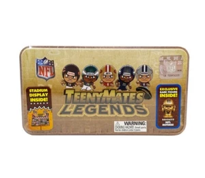 2024 NFL TeenyMates Legends Ser 2 Collectors Tin w/ 3 Packs & Bronze Referee - Picture 1 of 8