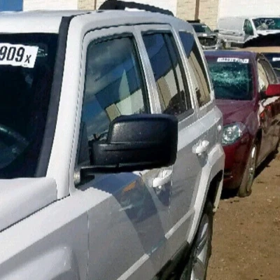 Jeep Patriot : 2007, 2008, 2009, 2010, 2011, 2012,  Left Power Mirror Black - Image 1 of 4