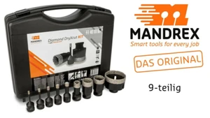 Diamant Fliesenbohrer Set Premium 9-teilig Diamantbohrer Diamantbohrkrone - Bild 1 von 2