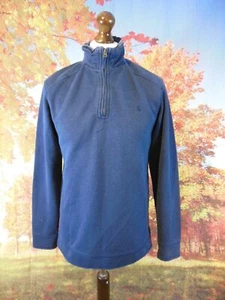 Tom Joules Clothing French navy blue quarter zip Sweatshirt. UK men's size Small - Picture 1 of 10