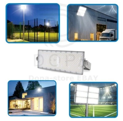 Faro Proiettore LED 200/400/600/800/1000W Campi Sportivi Strade e Capannoni IP65 - Immagine 1 di 4