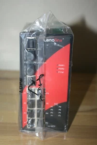 Lanolinx LNP-1002G 8-Port 10/100BaseTx + 2-Port 10/100/100T/Mini-GBIC Combo 8PoE - Picture 1 of 6
