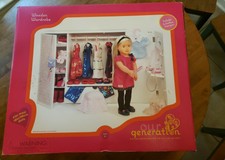 our generation wooden wardrobe