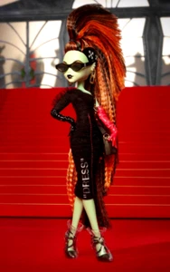 Mattel Creations bambola melodia bianca c/o Monster High Electra HNV17 - Foto 1 di 8