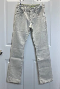 NWT Boys GAP 1969 Straight Fit Gray Ivory Black Fill Jeans Pants, SIZE 12 - Picture 1 of 16