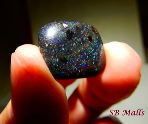 8.3 Cts. HONDURAS BLACK MATRIX HONDURAN OPAL CABOCHON LOT 2812 - Picture 1 of 4