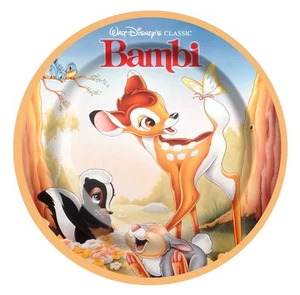 Disney BAMBI Classic Melamine Plate Birthday Christmas Work Gift - Picture 1 of 23