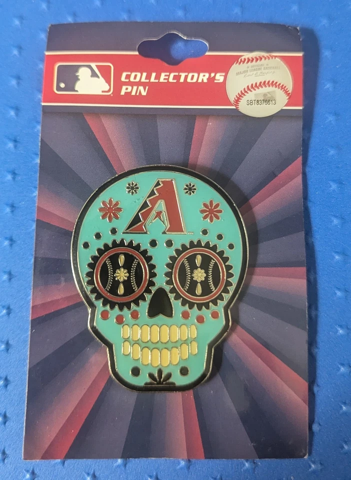 Arizona Diamondbacks Sugar Skull Jumbo Pin - Image 1 of 1