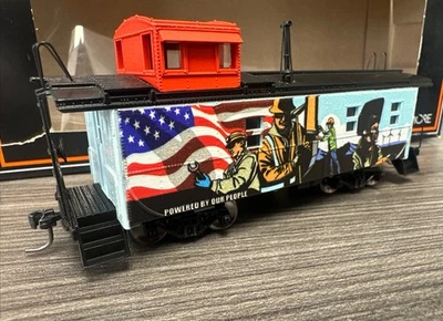 MTH HO Scale #85-77018 Steel Caboose Union Pacific (Powered by Our People) NIB - Image 1 of 3