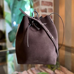 MANSUR GAVRIEL Bucket Chocolate Suede Bucket Bag - Bild 1 von 13